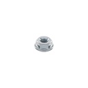 Bolsa con 100 tuercas flange, 1/4', acero galvanizado, FIERO