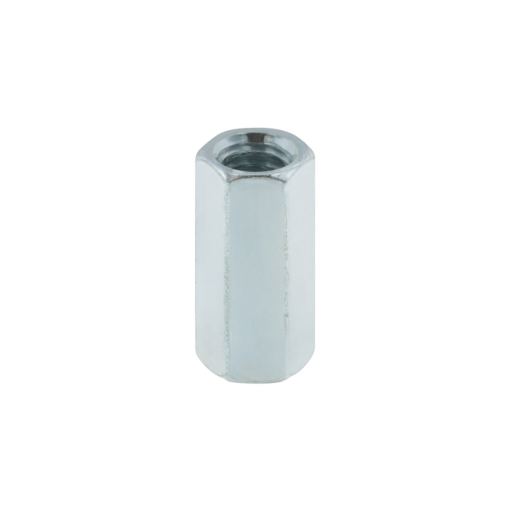 Bolsa con 5 tuercas cople, 1/4' acero galvanizado , FIERO