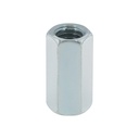 Bolsa con 5 tuercas cople, 7/16' acero galvanizado , FIERO
