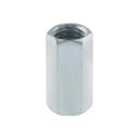 Bolsa con 5 tuercas cople, 1/2' acero galvanizado , FIERO