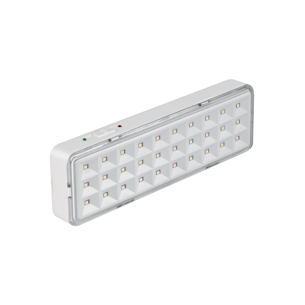 Lámpara de emergencia de 30 Leds, 220 lm recargable, VOLTECK