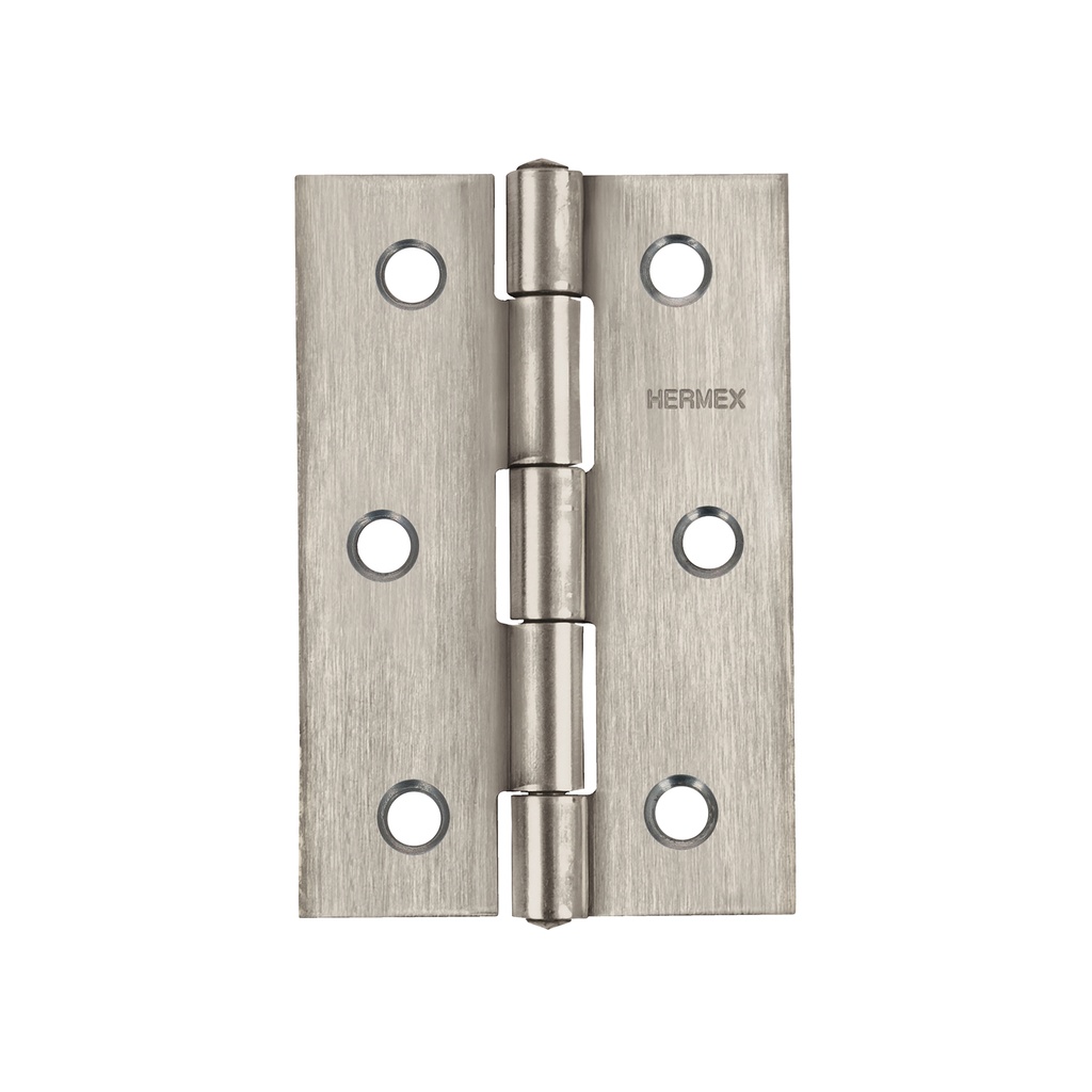 Bisagra rectangular 2-1/2' acero inoxidable, HERMEX