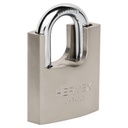 Candado de hierro 60 mm con coraza, llave de disco, HERMEX