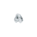 Blíster c/2 nudos (perros) de hierro p/cable de 1/8', FIERO