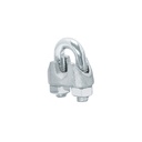 Blíster c/2 nudos (perros) de hierro p/cable de 1/4', FIERO