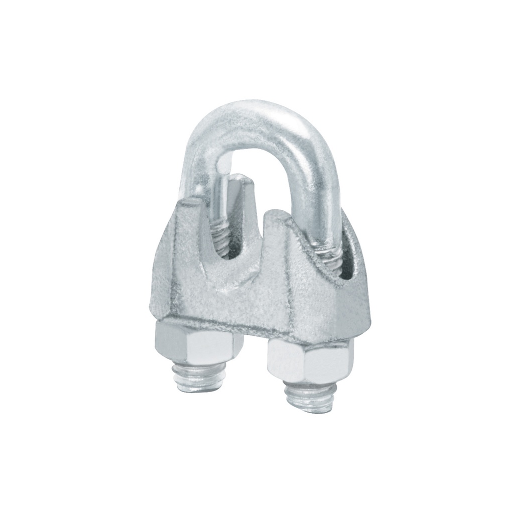 Blíster c/1 nudo (perro) de hierro p/cable de 3/8', FIERO