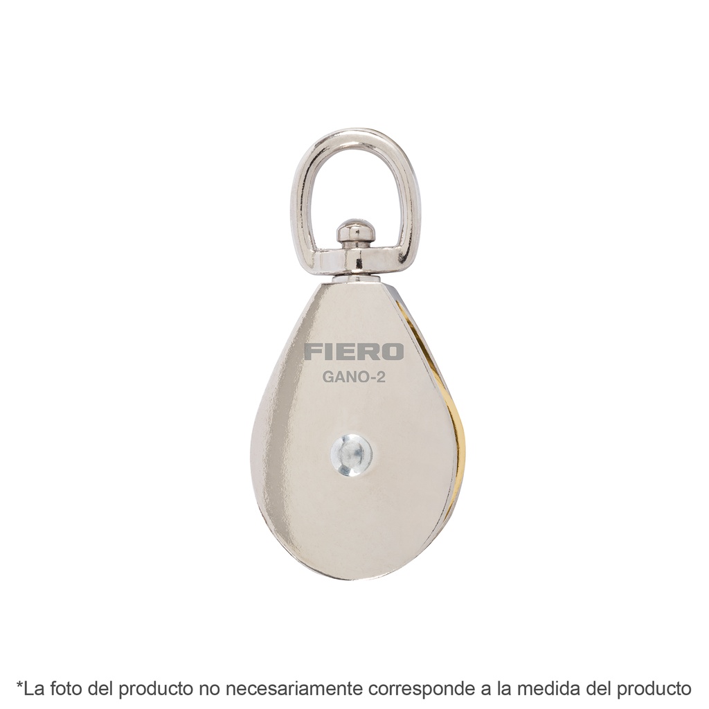 Garrucha metálica para noria de 1', FIERO