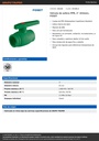 Válvula de esfera PPR, 2' (63mm), FOSET