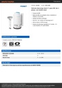 Válvula descarga dual 3' para WC de 1 pieza, con botón dual
