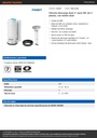 Válvula descarga dual 2' para WC de 2 piezas, con botón dual