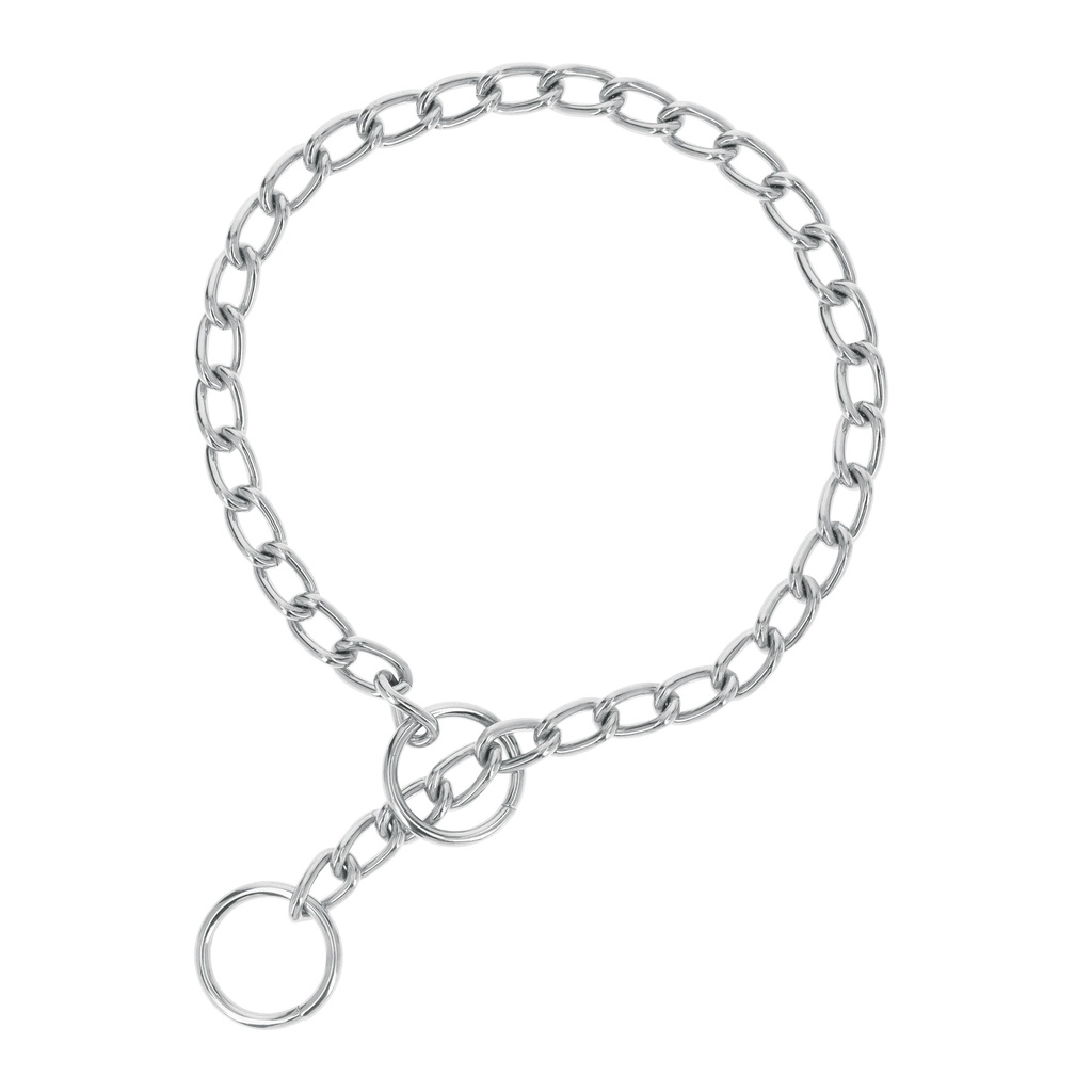 Collar de entrenamiento para perro, 50 cm, eslabón de 3 mm