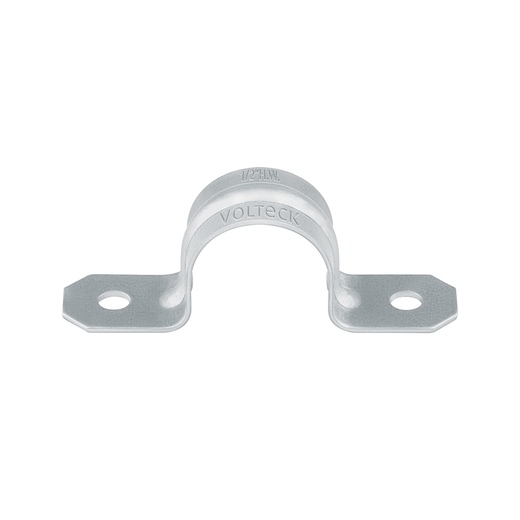 Bolsa c/10 abrazaderas tipo omega 1/2' p/tubo pared gruesa