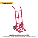 Diablo de carga de 100 kg, ruedas sólidas, balero sencillo
