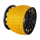Kilo de cuerda amarilla de polipropileno 11mm, carrete 20kg