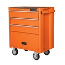 Gabinete metálico móvil, 4 cajones, capacidad 90 kg, TRUPER