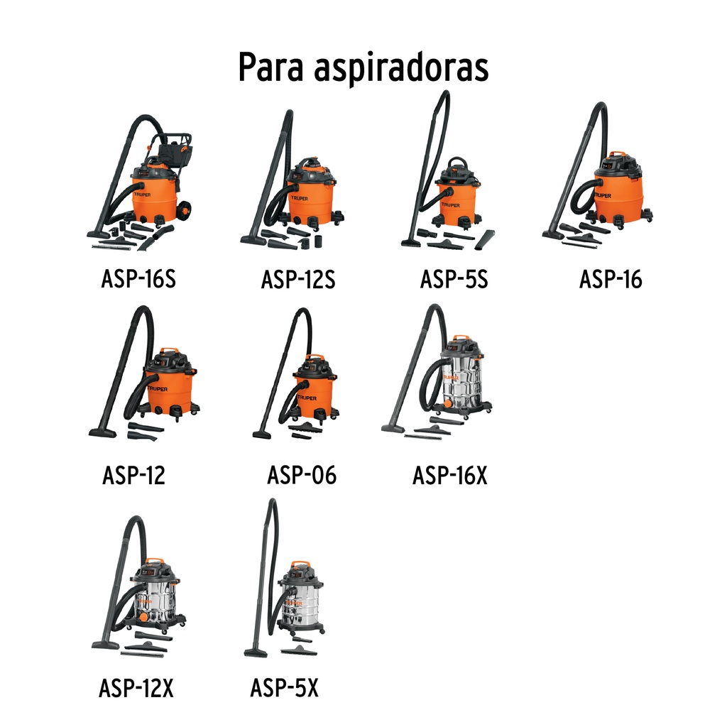 Filtro de espuma para líquidos, aspiradoras 6, 12 y 16 gal