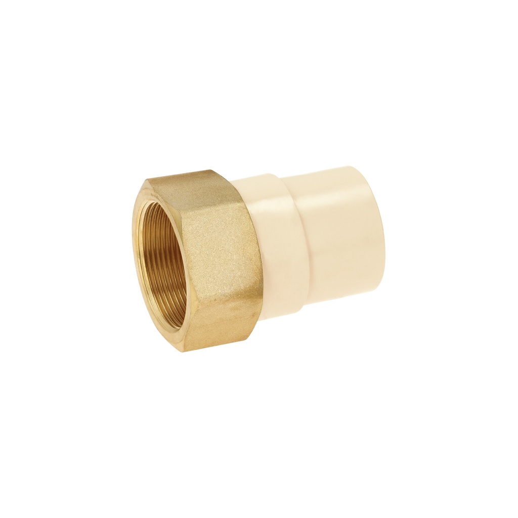 Adaptador CPVC, 1-1/2', hembra inserto metálico-latón, FOSET