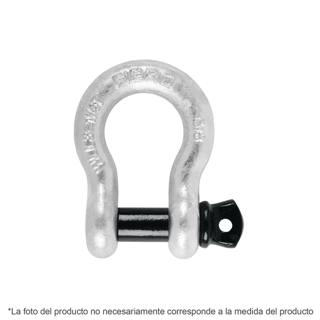 Grillete de acero forjado 1/2', FIERO