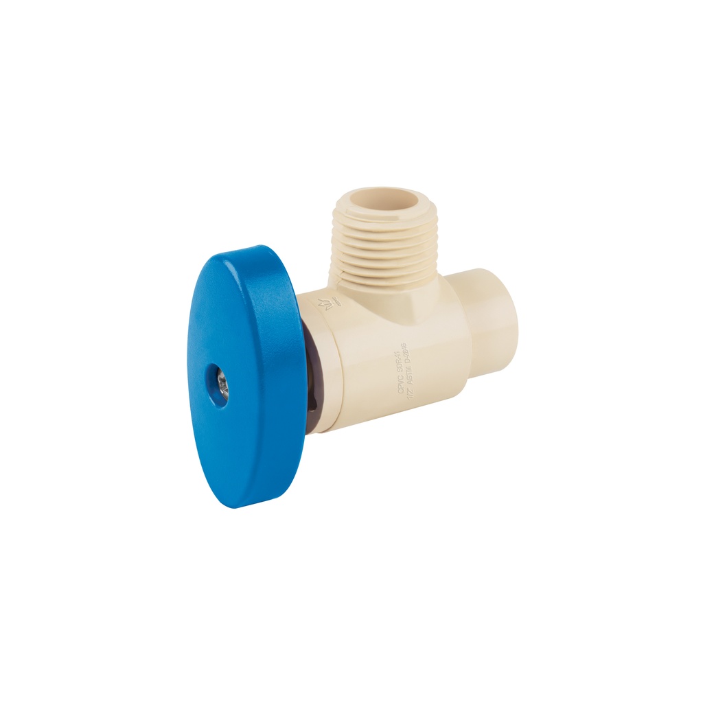 Llave angular de CPVC de 1/2' x 1/2', FOSET