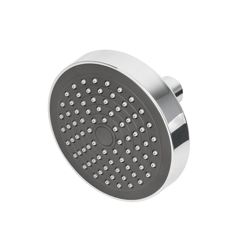 Regadera redonda de ABS 4-1/4' sin brazo, FOSET BASIC