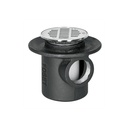 Coladera de hierro de una boca para piso, rejilla inox