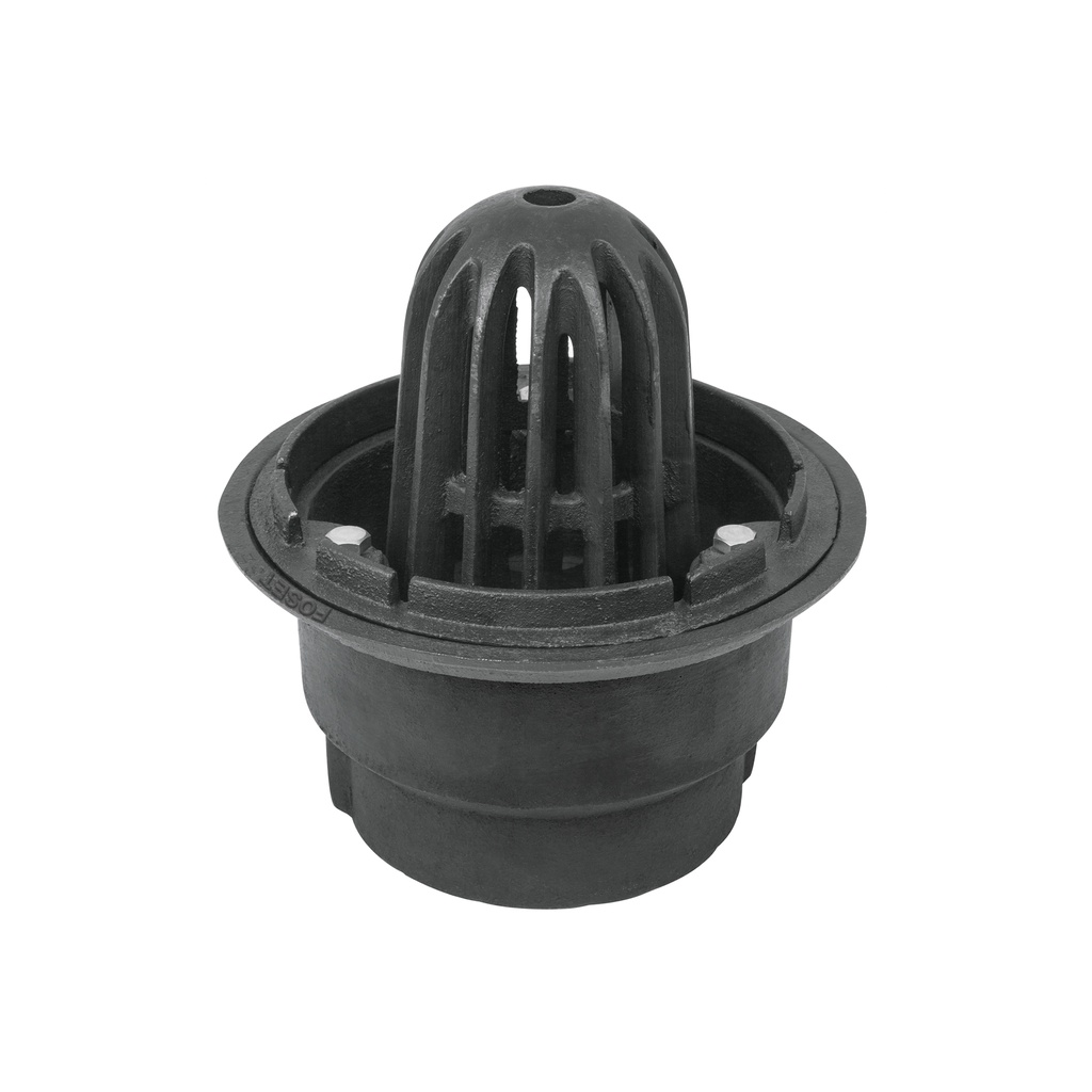 Coladera de hierro de cúpula para azotea, FOSET