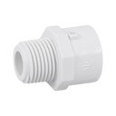 Adaptador macho de PVC de 1/2', FOSET