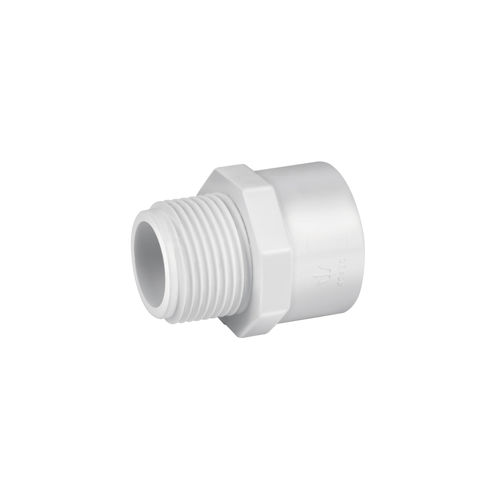 Adaptador macho de PVC de 3/4', FOSET