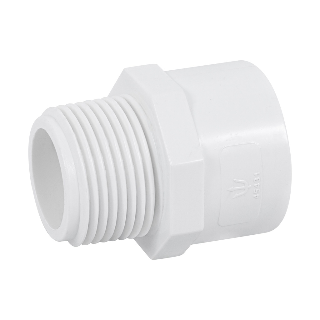 Adaptador macho de PVC de 1', FOSET