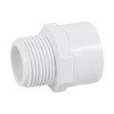 Adaptador macho de PVC de 1', FOSET