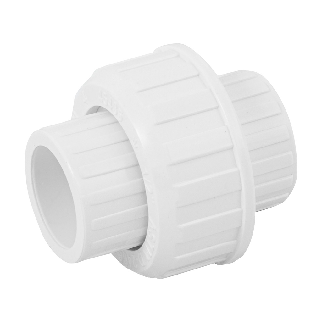 Tuerca unión lisa de PVC 1/2', FOSET