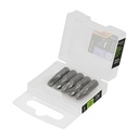 Estuche con 5 puntas pozidriv PZ3 largo 1', TRUPER EXPERT
