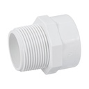 Adaptador macho de PVC de 1-1/4', FOSET