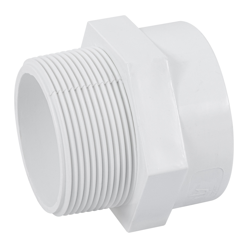 Adaptador macho de PVC de 2', FOSET