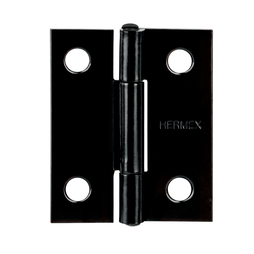 Bisagra rectangular 1-1/2' negra, HERMEX