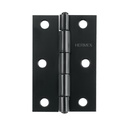 Bisagra rectangular 2-1/2' negra, HERMEX