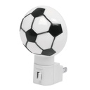 Luz de noche con lámpara E12, balón soccer, VOLTECK