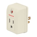 Adaptador con supresor de picos 270 joules, VOLTECK
