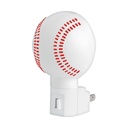 Luz de noche con lámpara E12, pelota de béisbol, VOLTECK