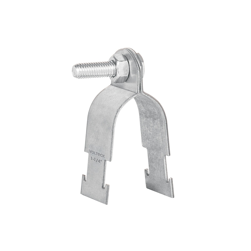 Abrazadera para perfil monocanal de 1 1/4', VOLTECK
