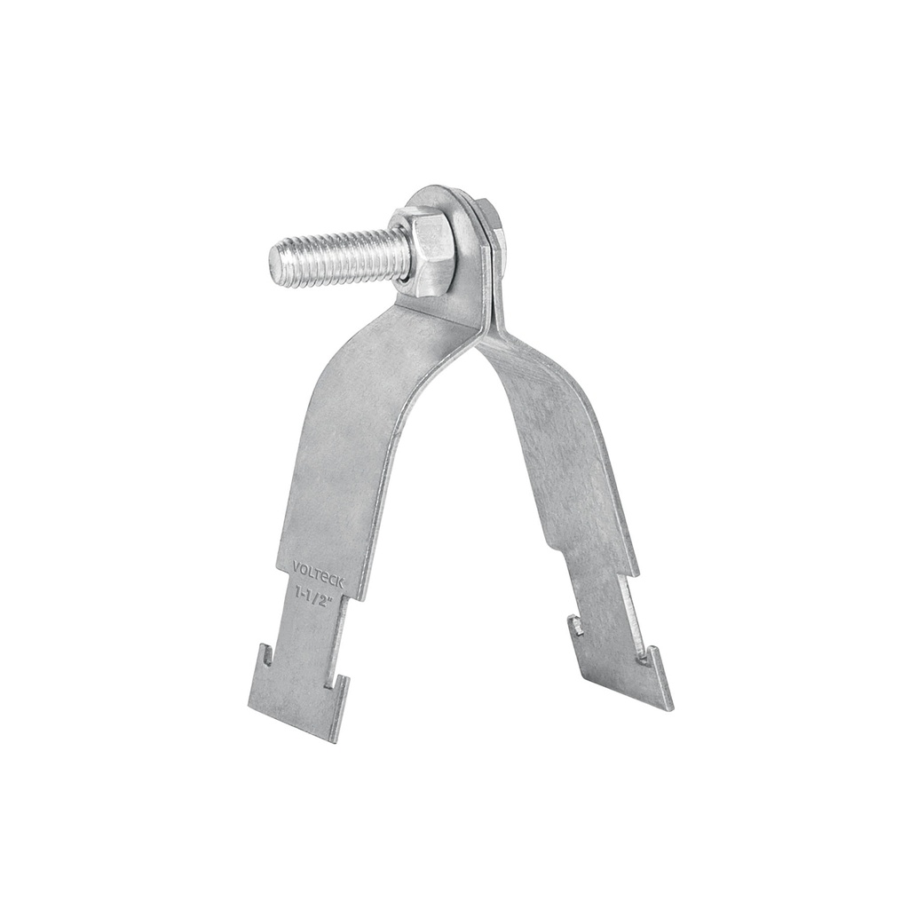 Abrazadera para perfil monocanal de 1 1/2', VOLTECK