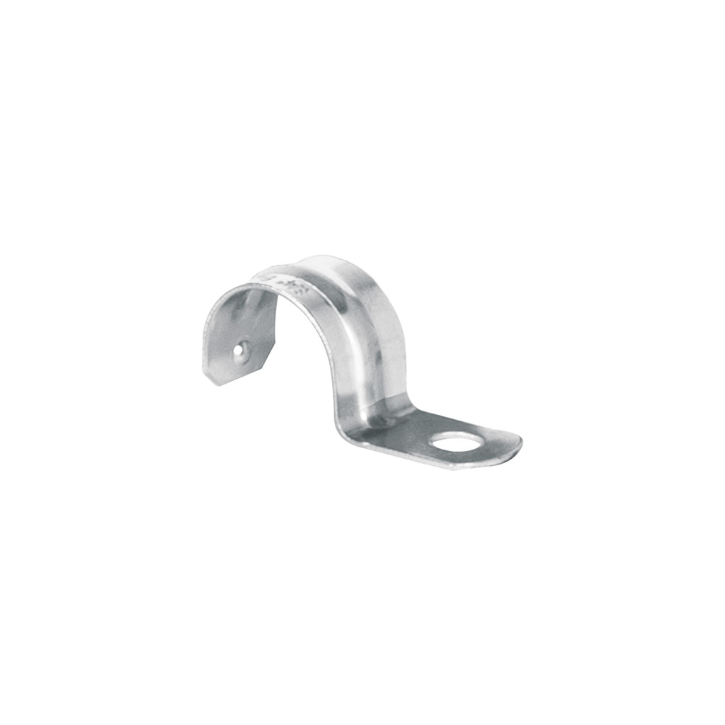 Bolsa c/10 abrazaderas tipo uña 3/4' p/tubo pared delgada