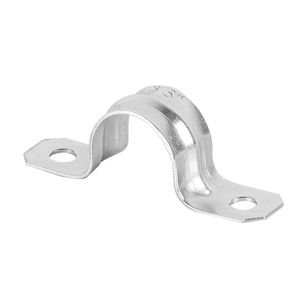 Bolsa c/10 abrazaderas tipo omega 3/8' p/tubo pared delgada