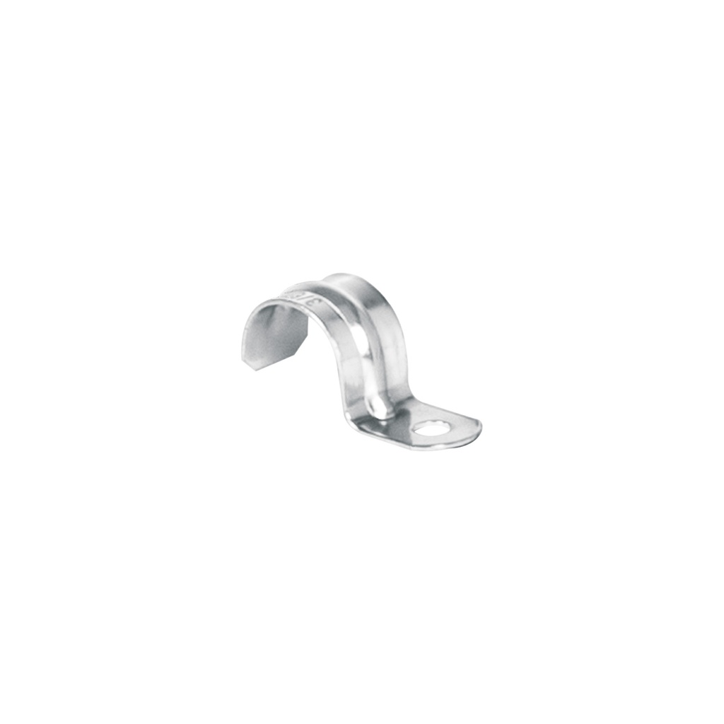 Bolsa c/10 abrazaderas tipo uña 3/8' p/tubo pared delgada