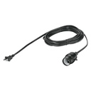 Portalámparas con cable de 6 m, VOLTECK