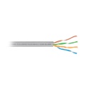 Metro de cable UTP CAT5E, Bobina de 305m, gris, VOLTECK