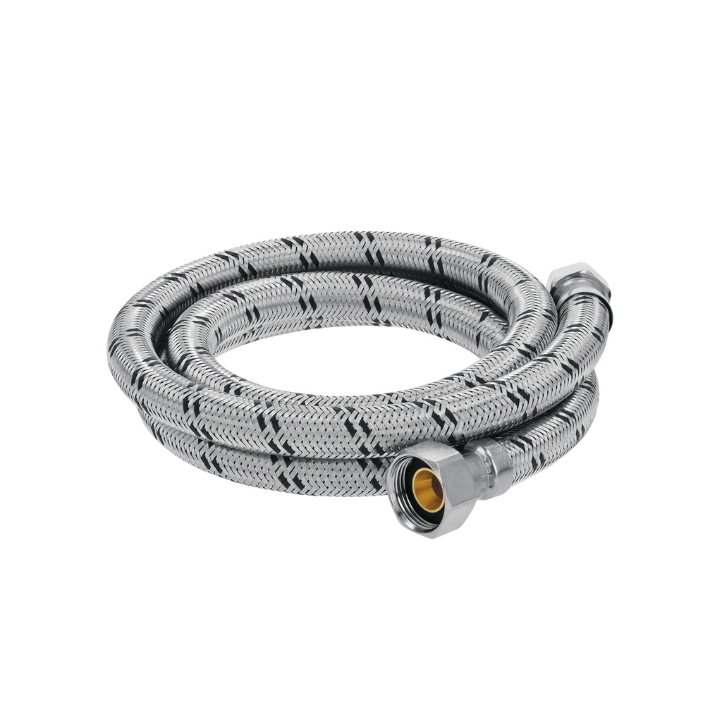 Manguera para boiler, acero inox. 1/2'H x 3/4'H, 150 cm