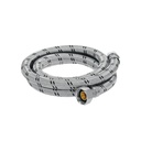 Manguera para boiler, acero inox. 1/2'H x 3/4'H, 150 cm