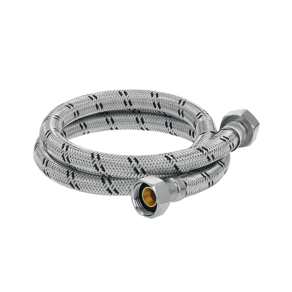 Manguera para boiler, acero inox. 3/4'H x 3/4'H, 100 cm
