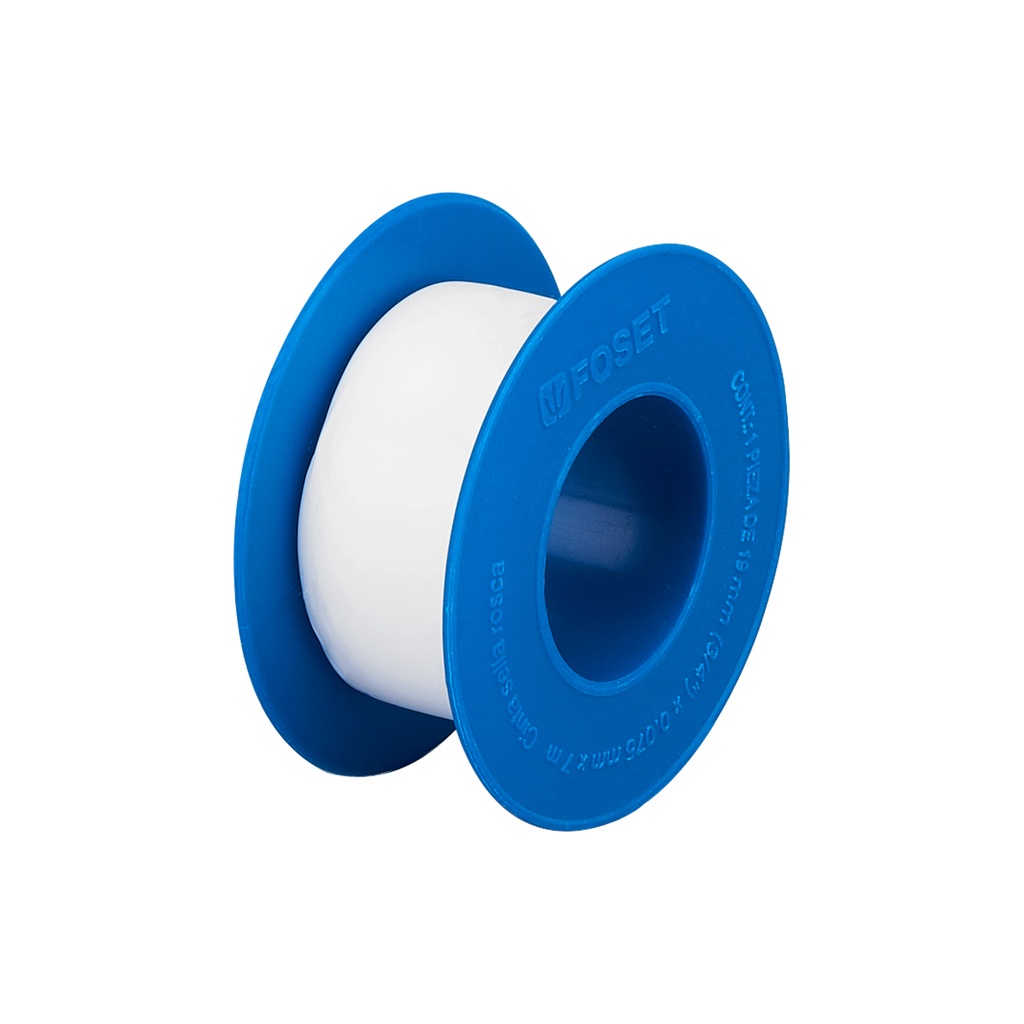 Cinta sella roscas 3/4' x 7m, uso general, FOSET